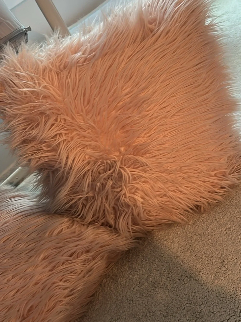 Pink plush pillows